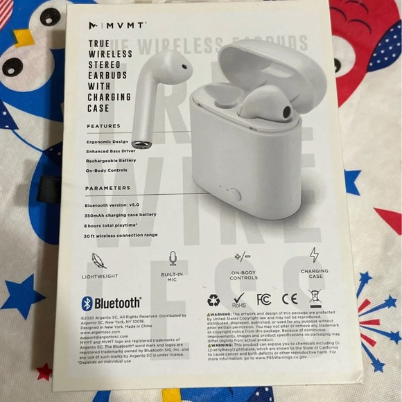 MVMT wireless earbuds. ( Movement ) NIB - Picture 5 of 5